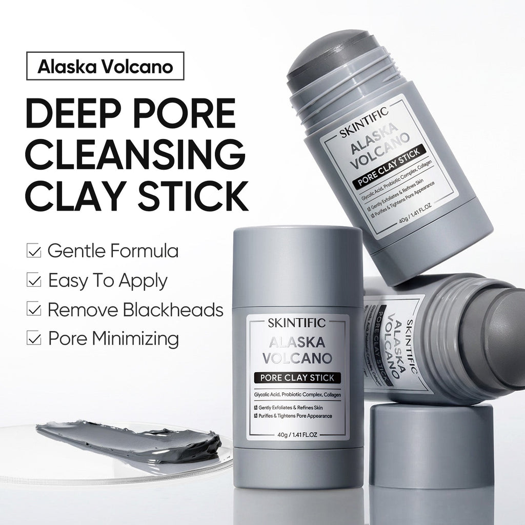 Skintific Pore Clay Stick – Alaska Volcano · Gray