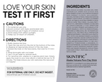 Skintific Pore Clay Stick – Alaska Volcano · Gray