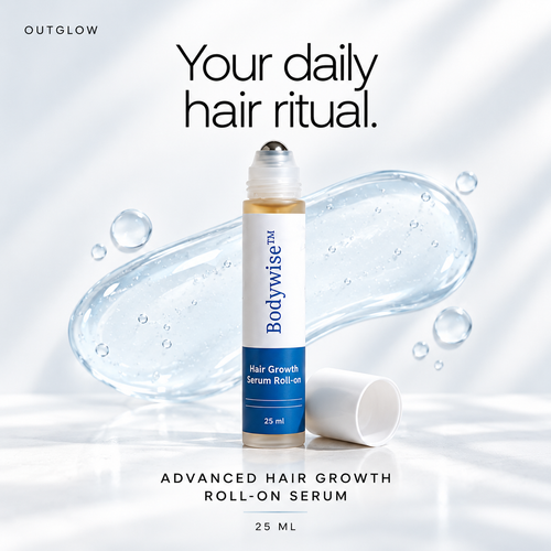 Bodywise Advanced Hair Growth Roll-On Serum — Your daily hair ritual.