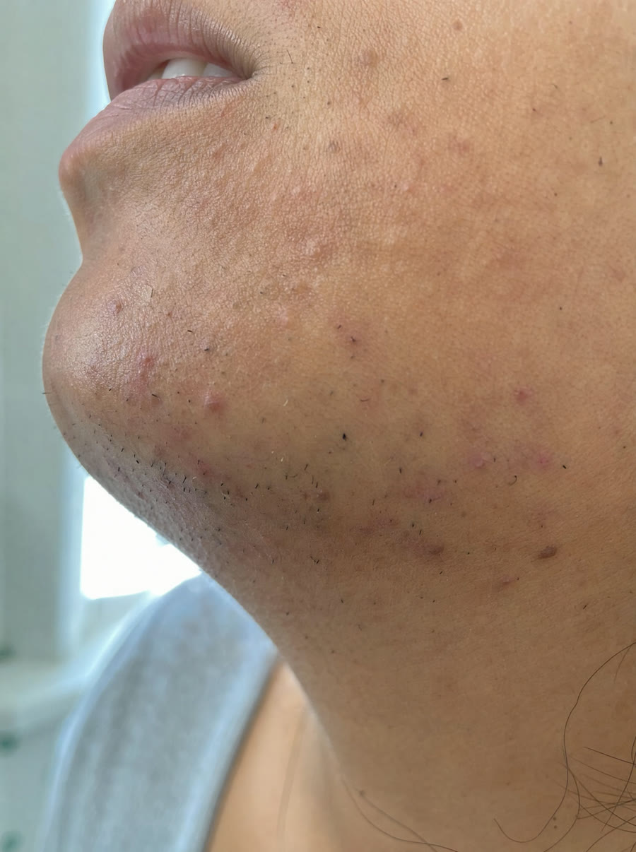 Skin feels uncomfortable