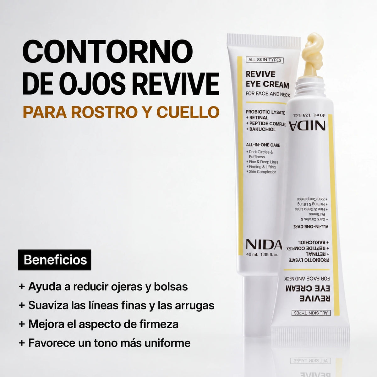 Contorno de ojos Revive de NIDA: beneficios