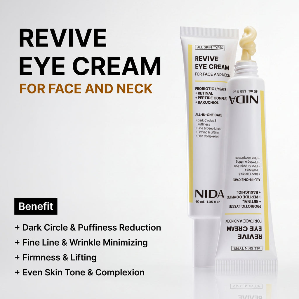 NIDA Revive Eye Cream formula and benefits