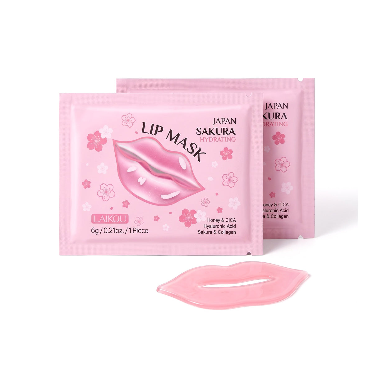 LAIKOU Sakura Hydrating Lip Mask Patches