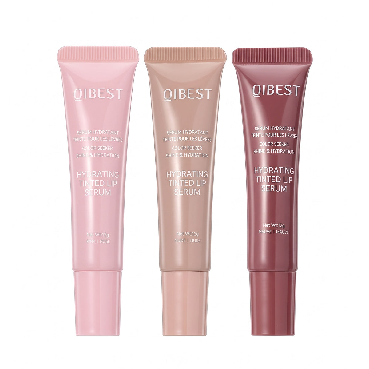 QIBEST Hydrating Tinted Lip Serum