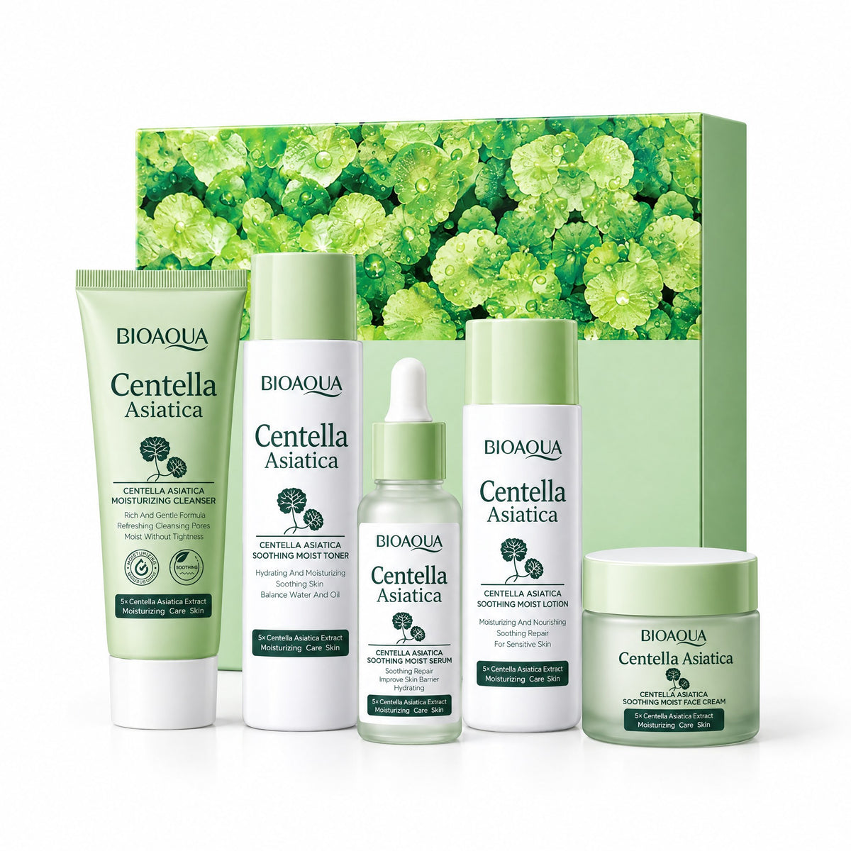BIOAQUA Centella Asiatica 5-Piece Skincare Set